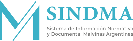SINDMA — Sistema de Información Normativa y Documental Malvinas Argentinas